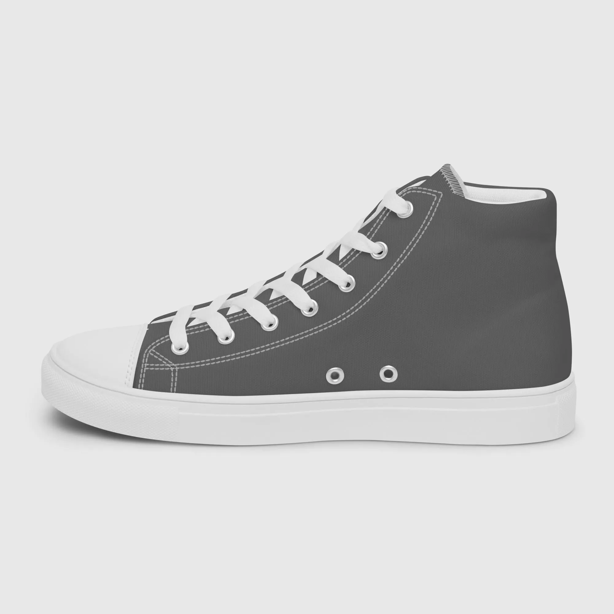 Men’s high top canvas shoes - Grey