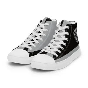 Men’s high top canvas shoes