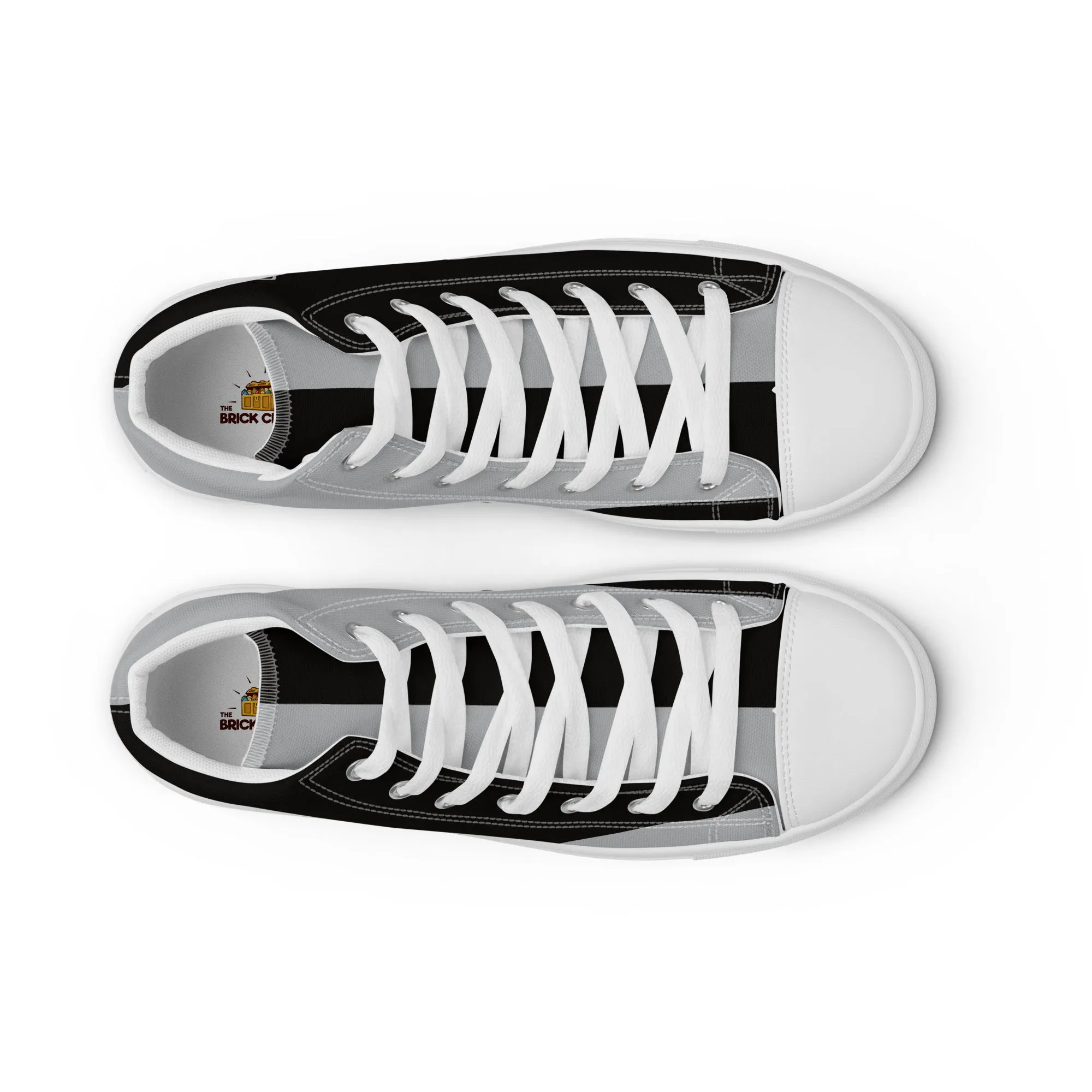 Men’s high top canvas shoes