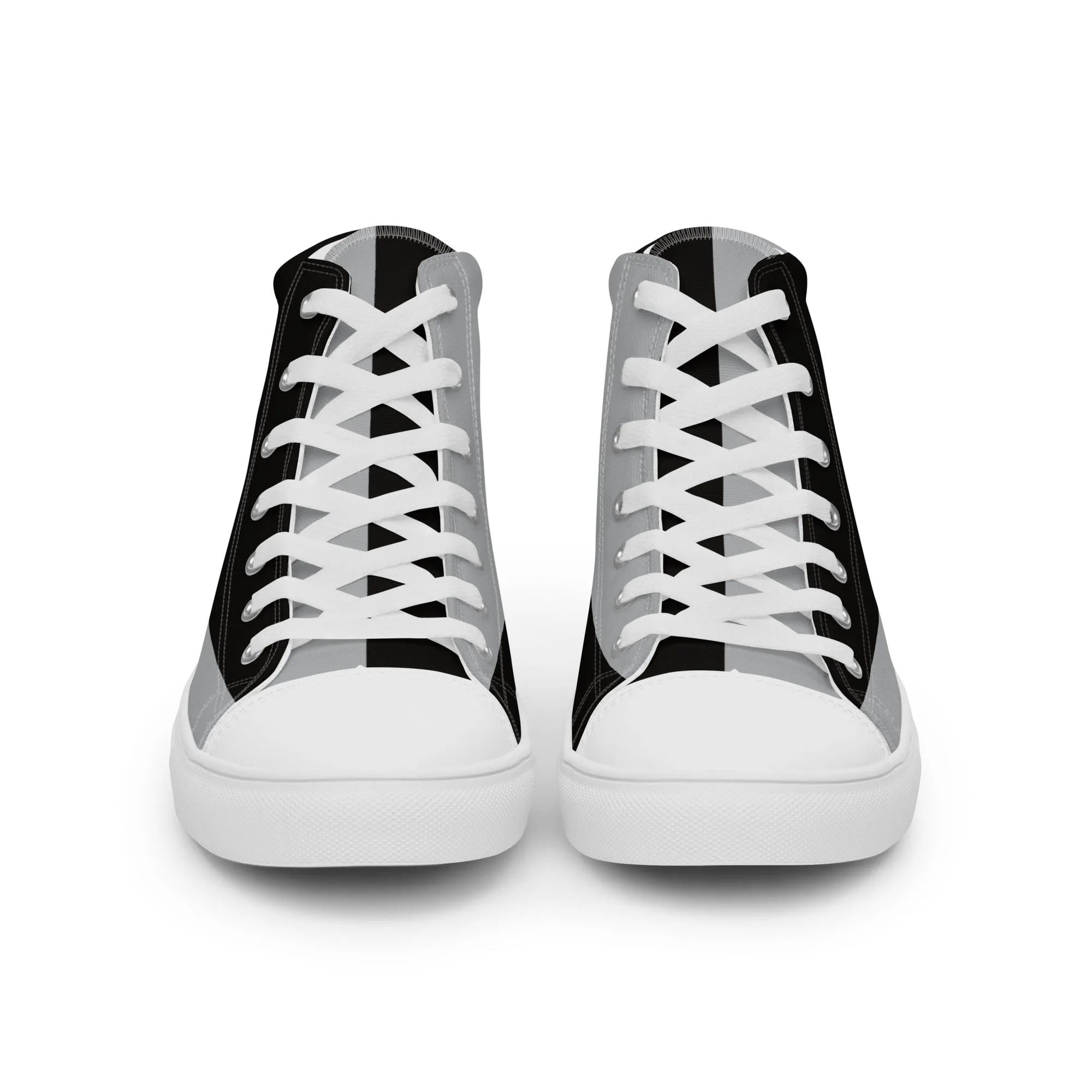 Men’s high top canvas shoes