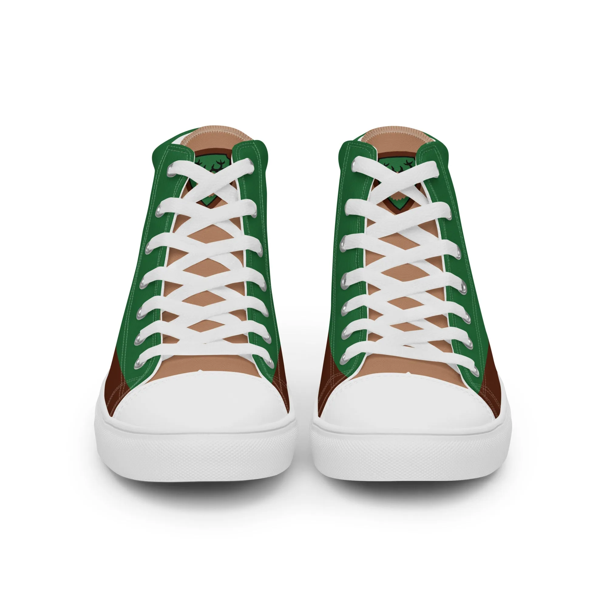 Men’s high top canvas shoes