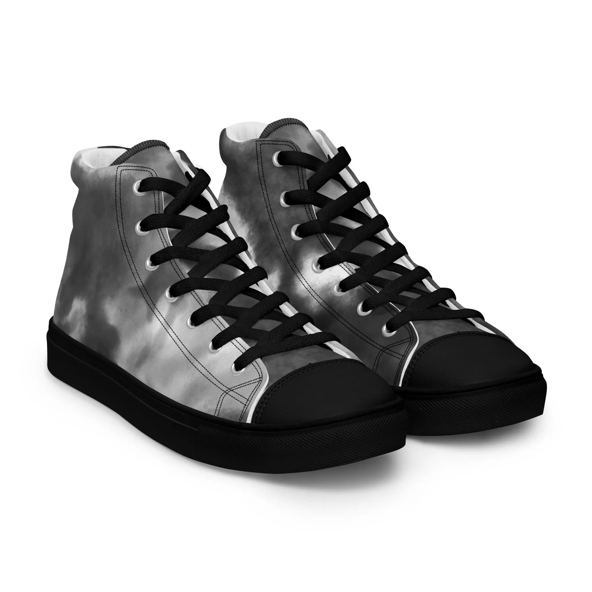 Menâ€™s high top canvas shoes