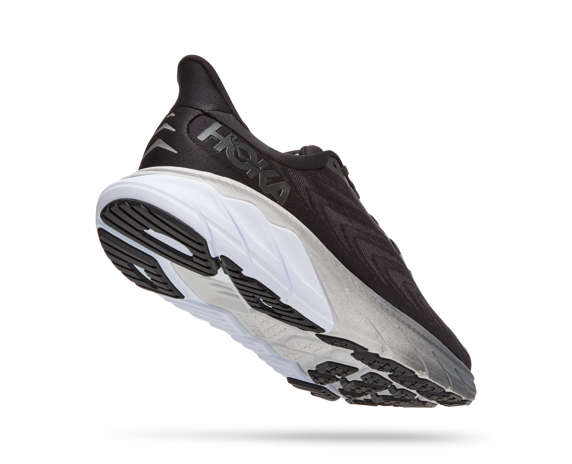 Men's Hoka Arahi 6 Color: Black/White (WIDE WIDTH)