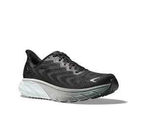 Men's Hoka Arahi 6 Color: Black/White (WIDE WIDTH)