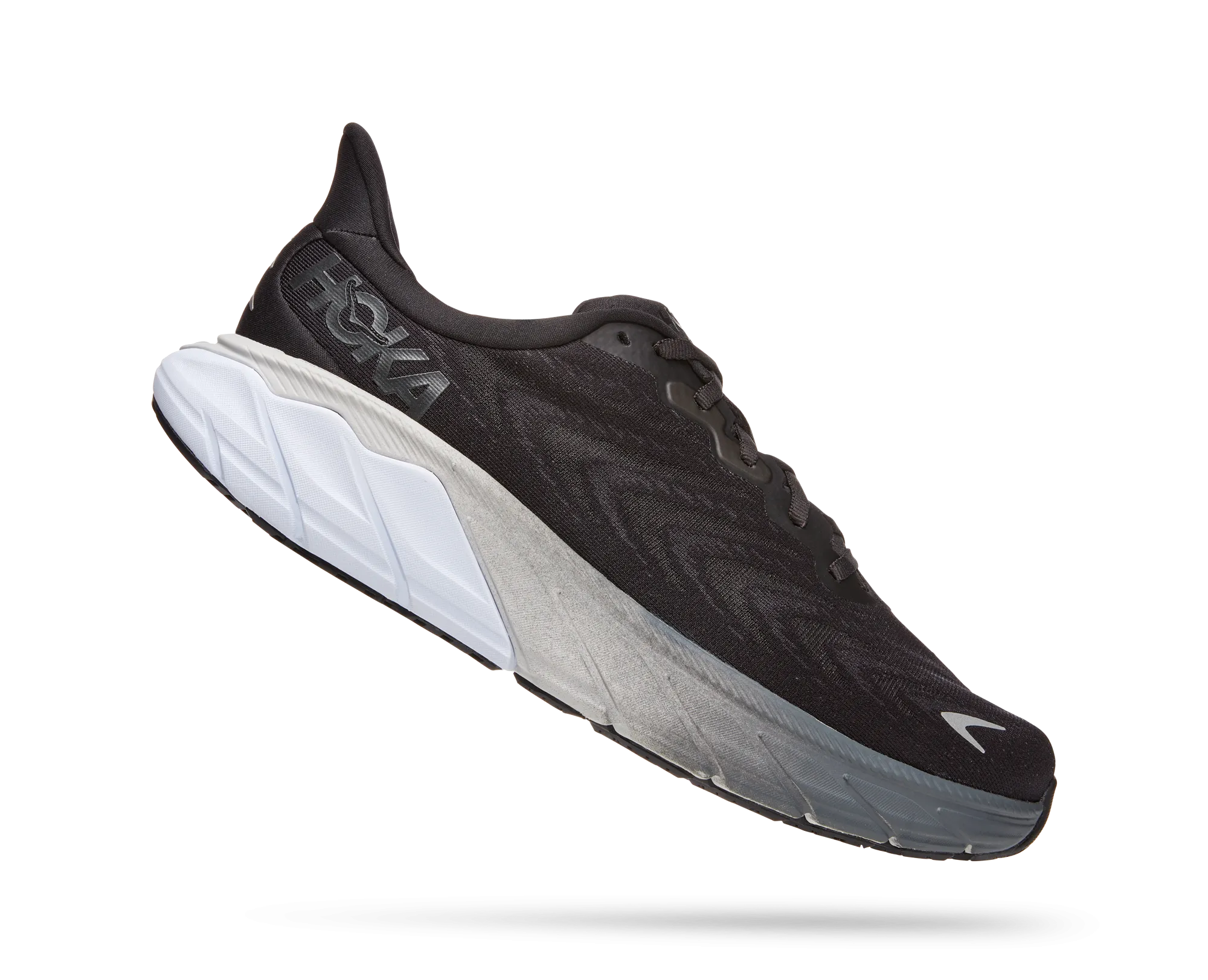 Men's Hoka Arahi 6 Color: Black/White