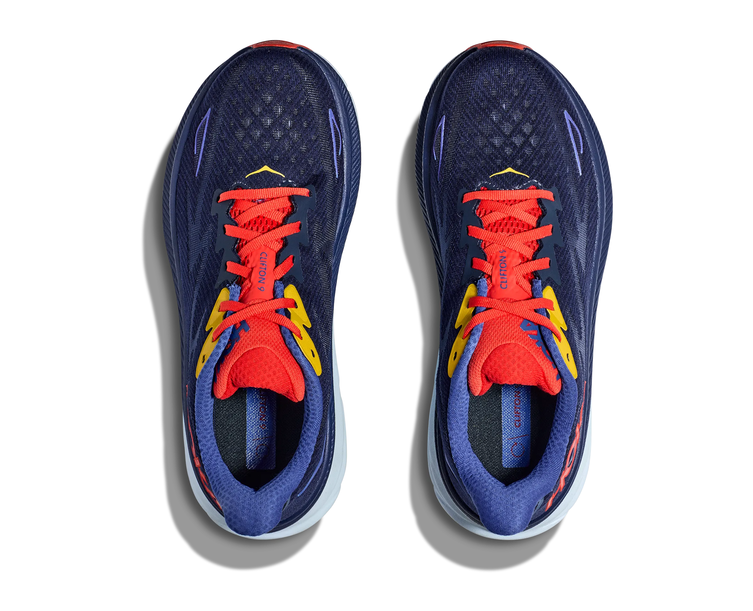 Men's Hoka Clifton 9 Color: Bellwether Blue/Dazzling Blue (WIDE WIDTH)