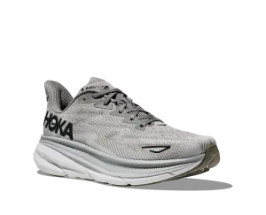 Men's Hoka Clifton 9 Color: Harbor Mist/Black (WIDE WIDTH)