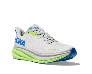 Men's Hoka Clifton 9 Color: Stardust / Cobalt (WIDE WIDTH)