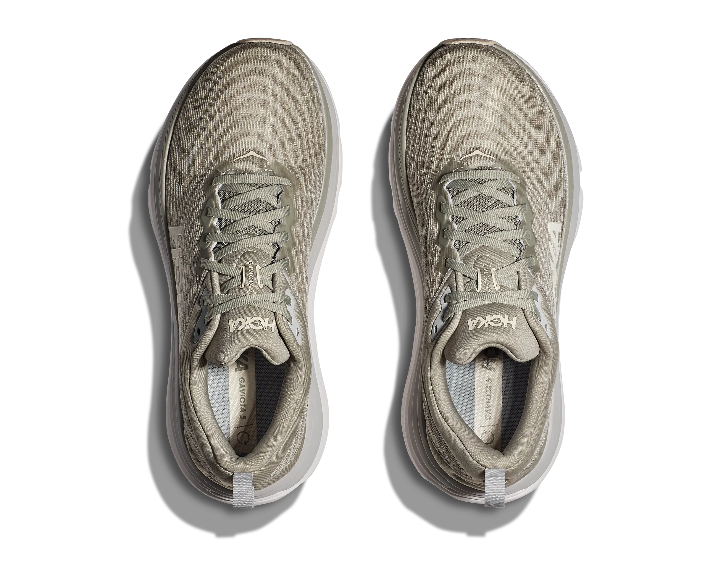 Men's HOKA Gaviota 5 Running Shoe in Barley / Oat Milk