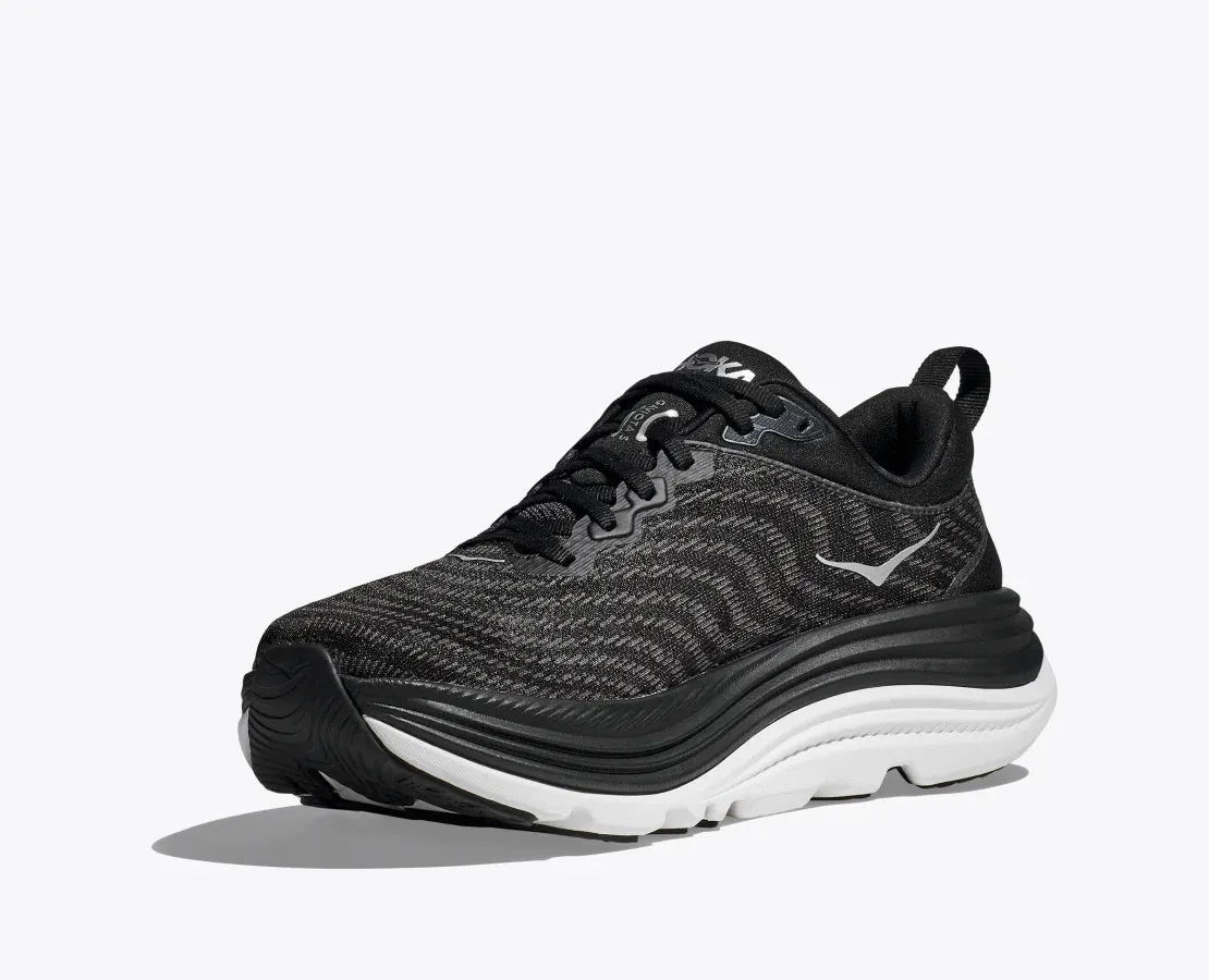 Men's HOKA Gaviota 5 Running Shoe in Black / White