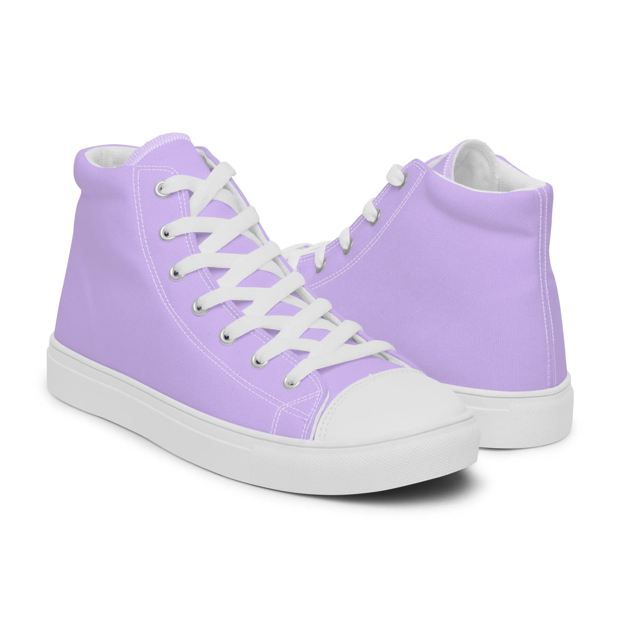 Men's Lavender High Top Shoes