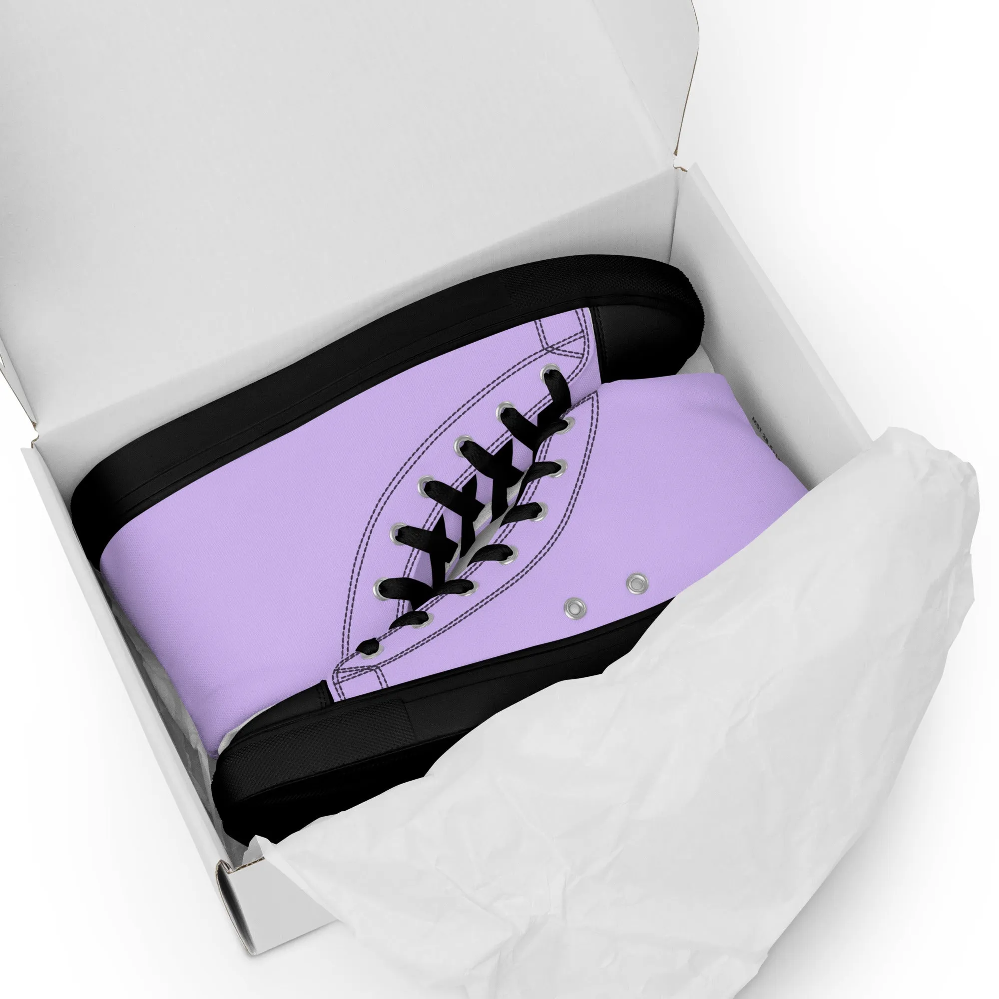 Men's Lavender High Top Shoes