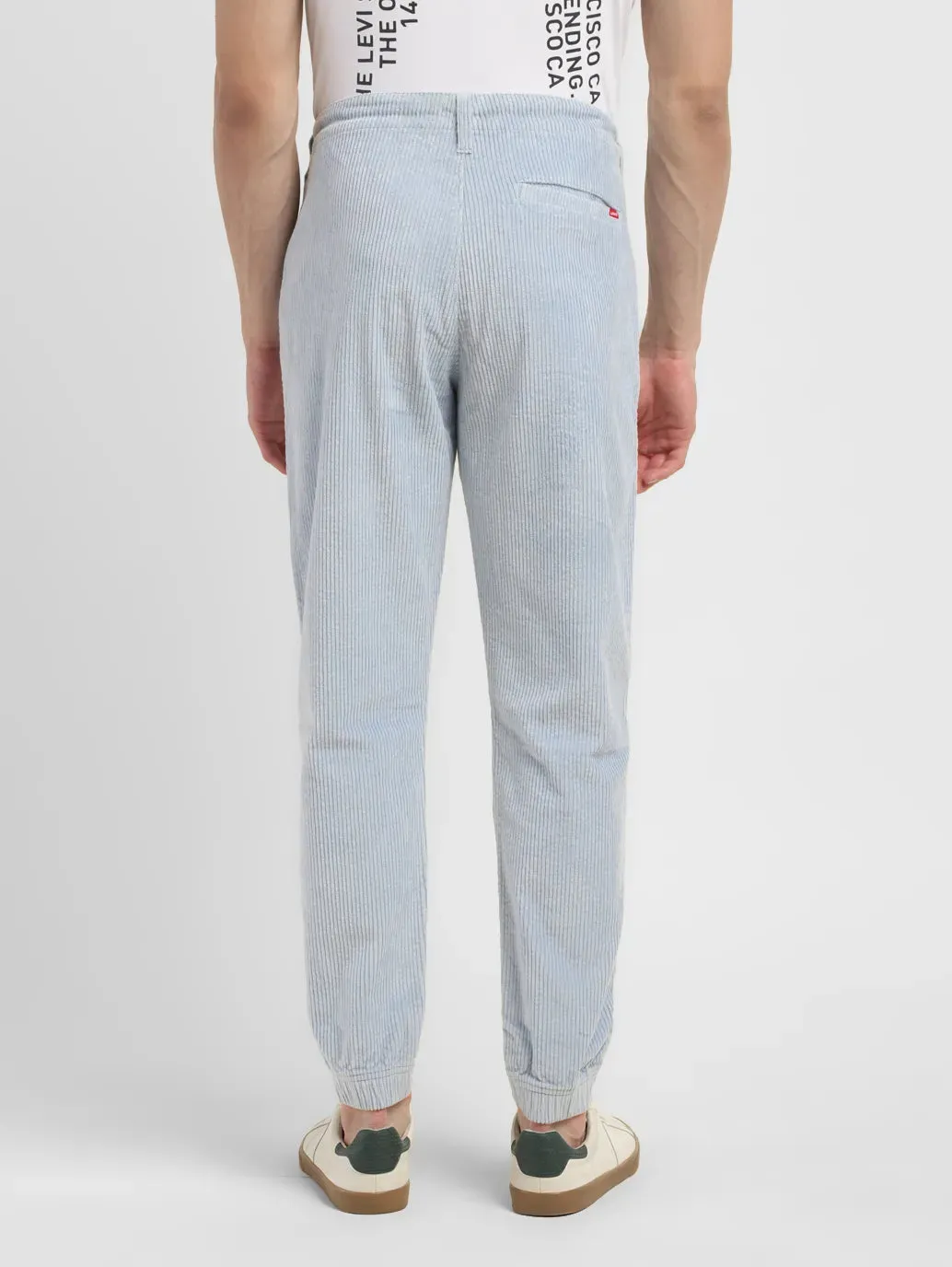 Men's Light Blue Regular Fit Joggers