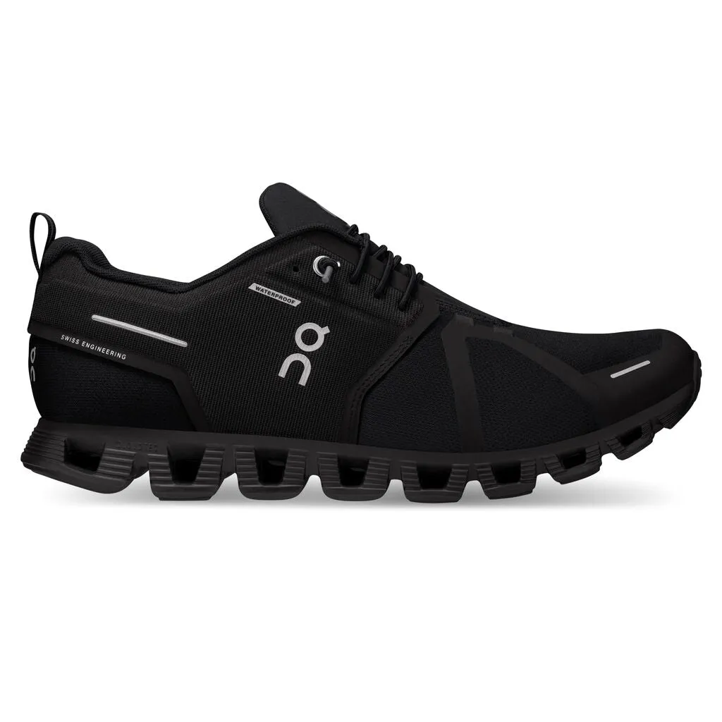 Men's On Cloud 5 Waterproof Color: All Black