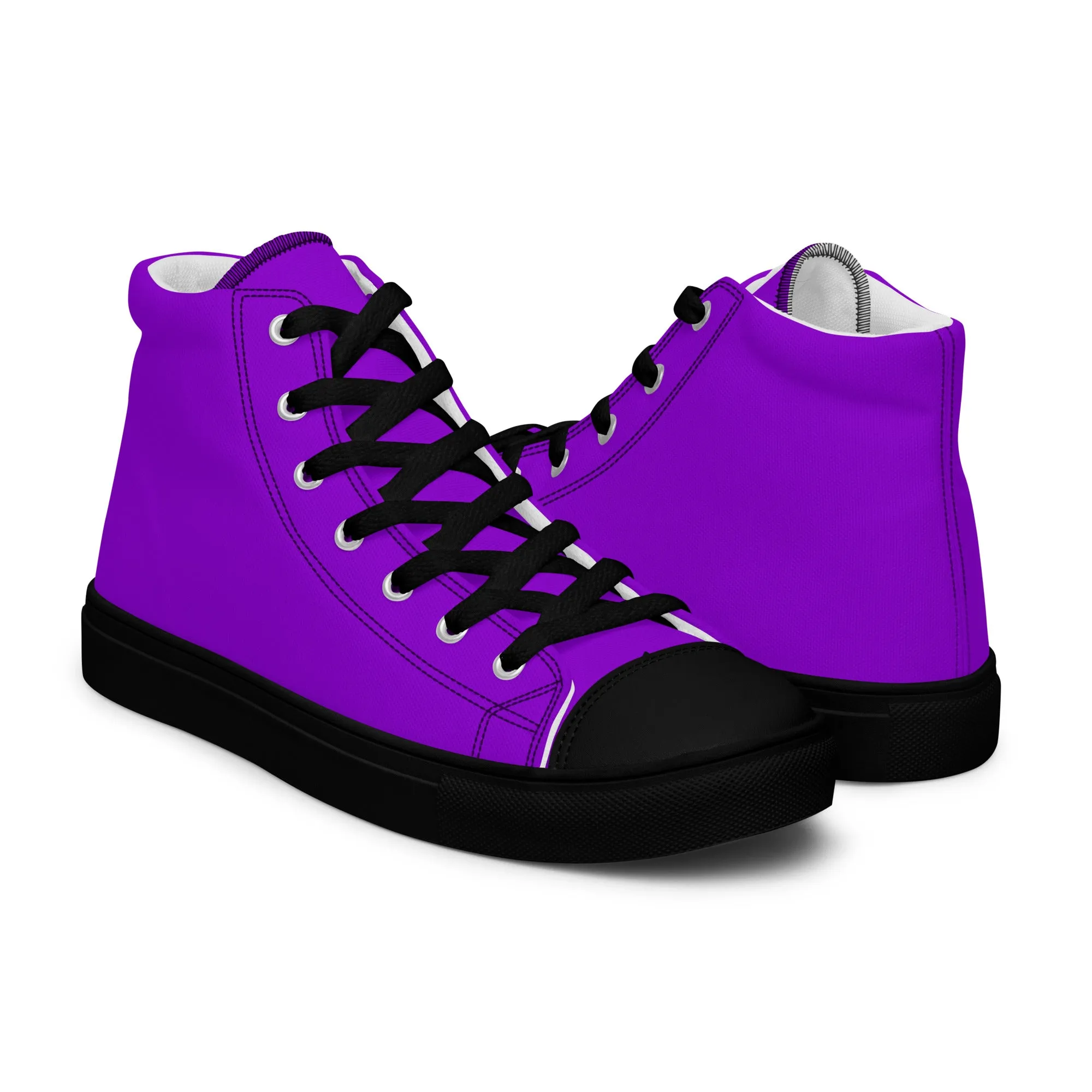 Men's Purple High Top Shoes