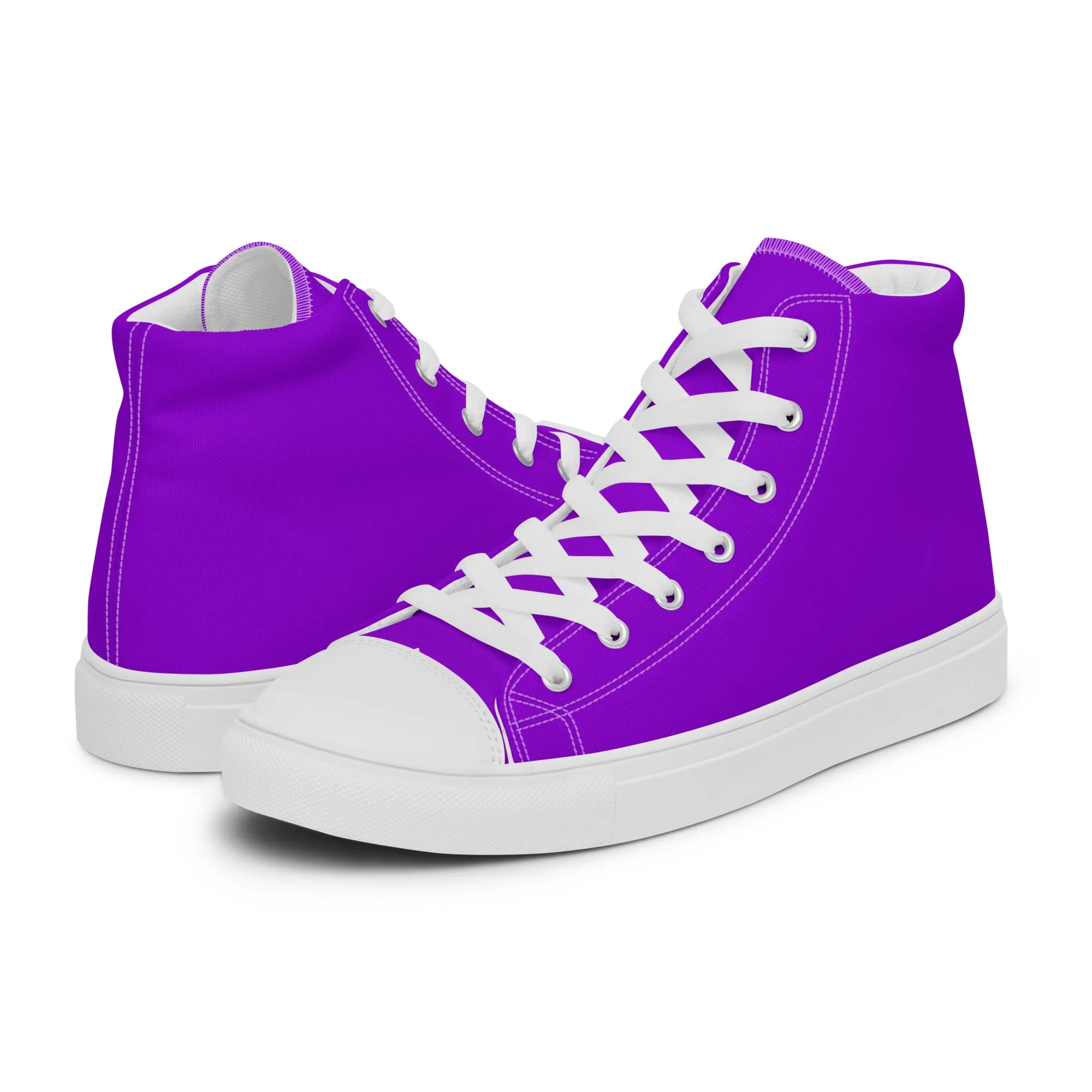 Men's Purple High Top Shoes