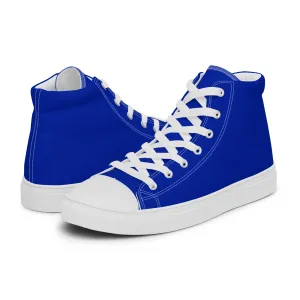 Men’s Royal Blue High Top Shoes