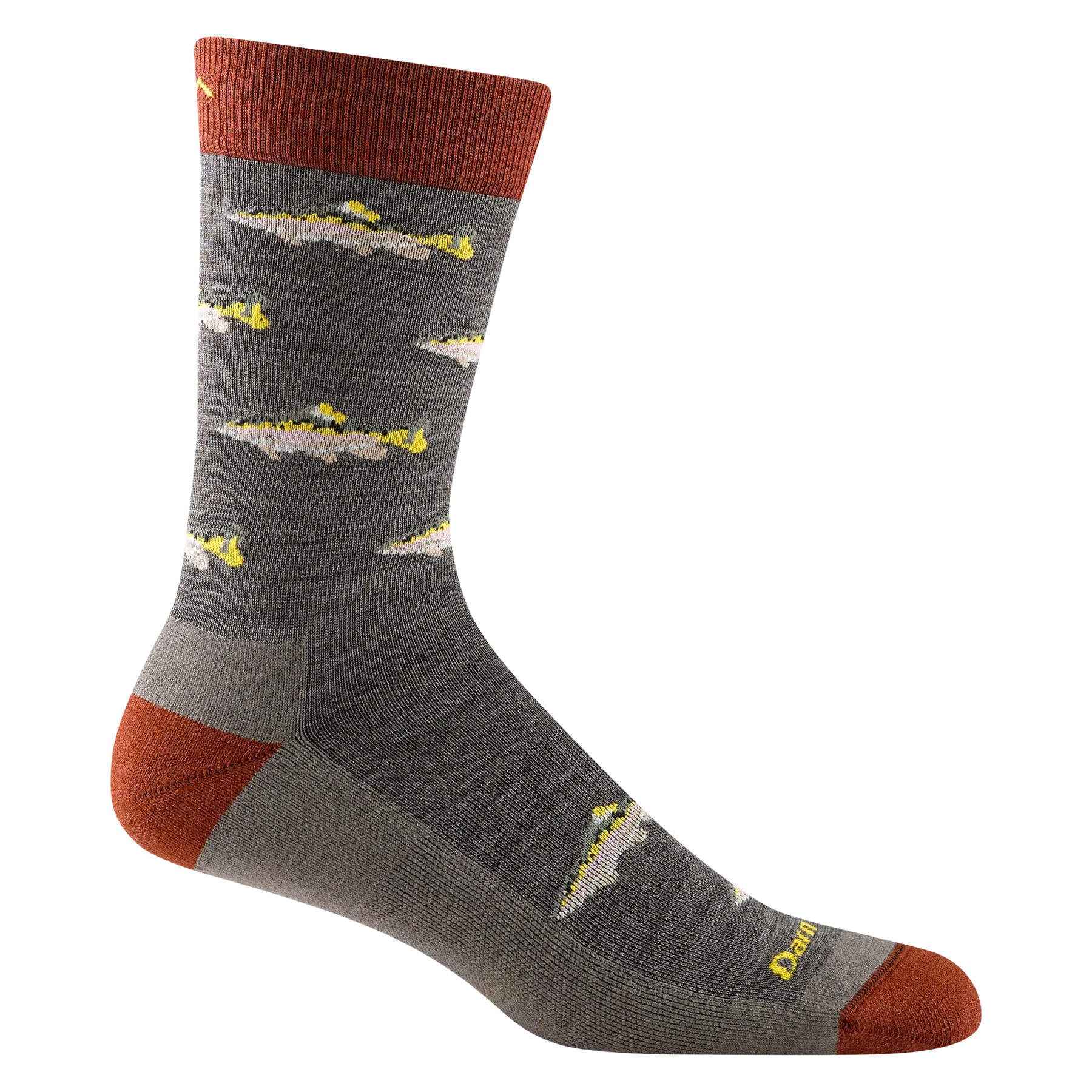 Men's Spey Fly Crew Lightweight Lifestyle Sock | 6085 | Darn Tough