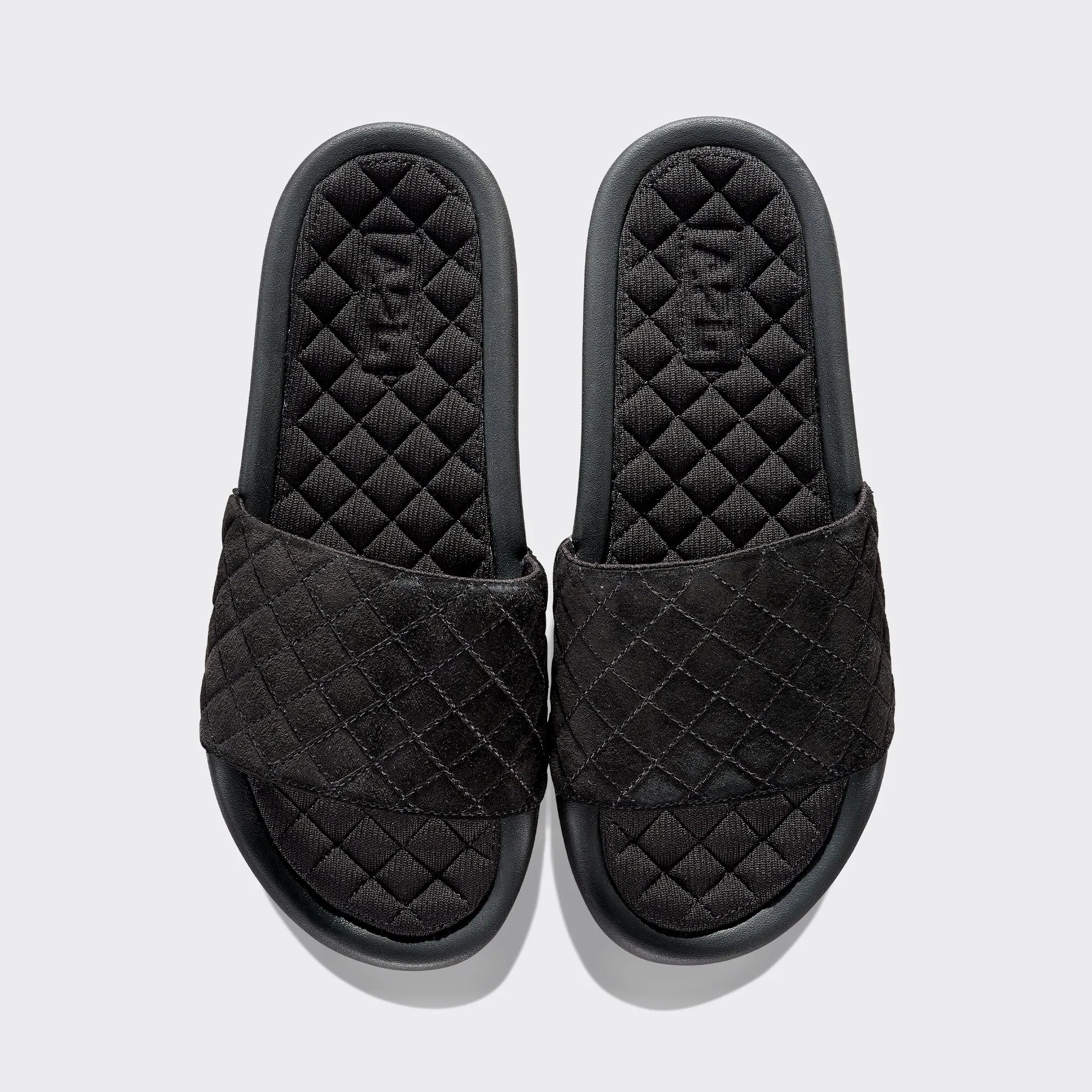 Men's Suede Lusso Slide Black