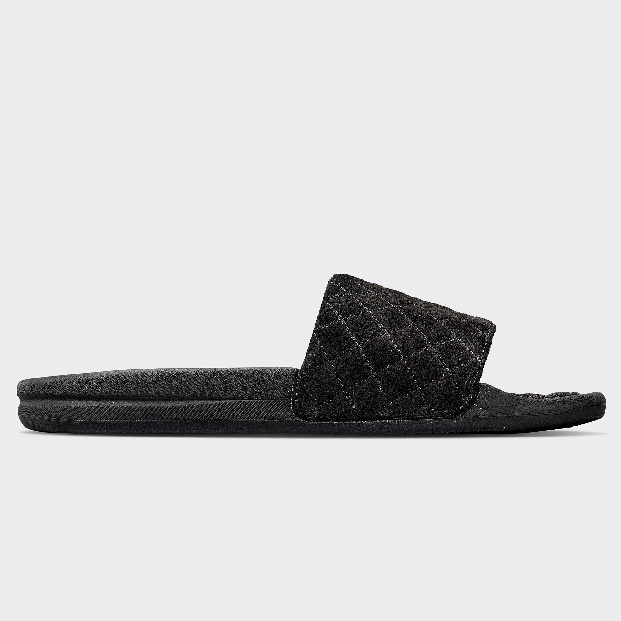 Men's Suede Lusso Slide Black