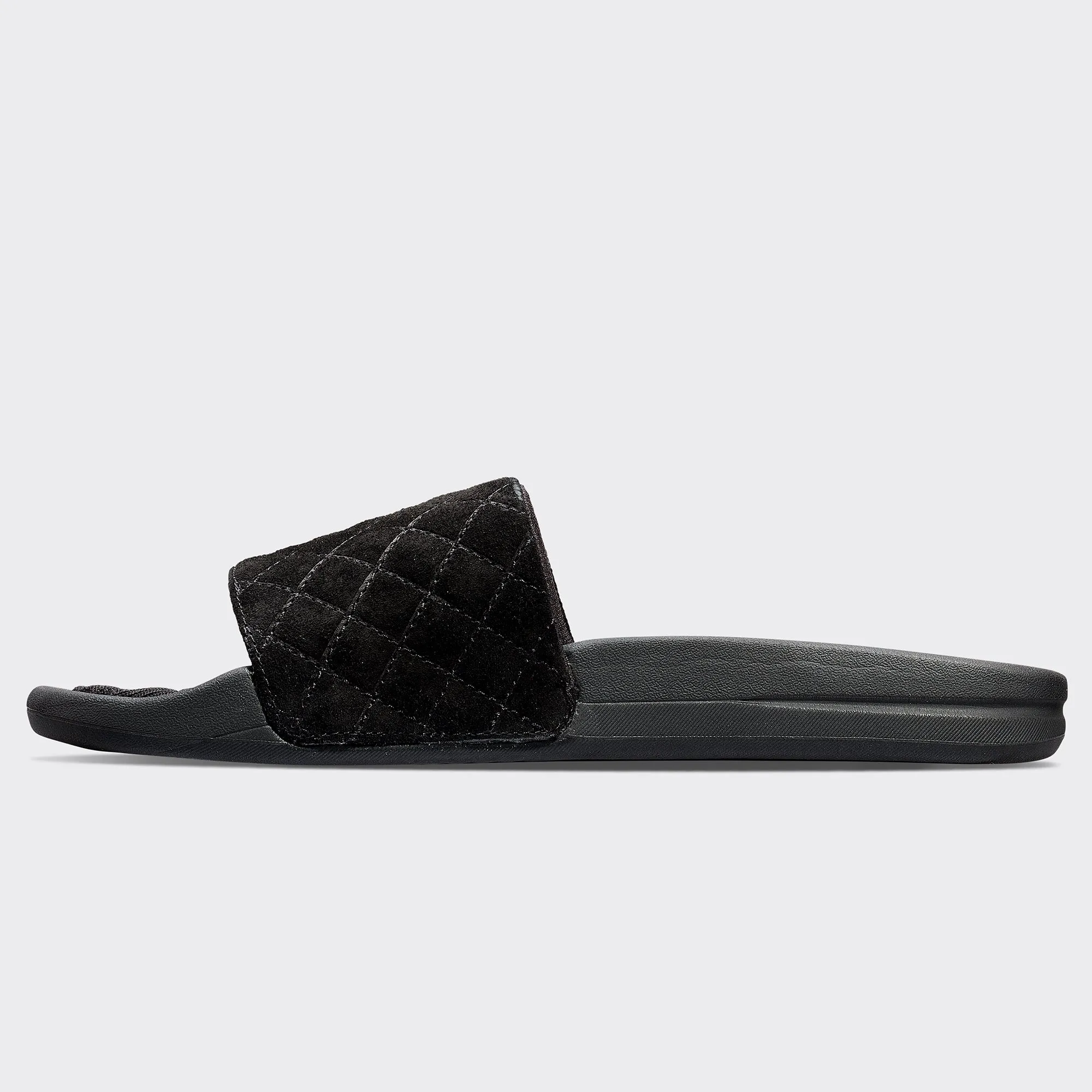 Men's Suede Lusso Slide Black