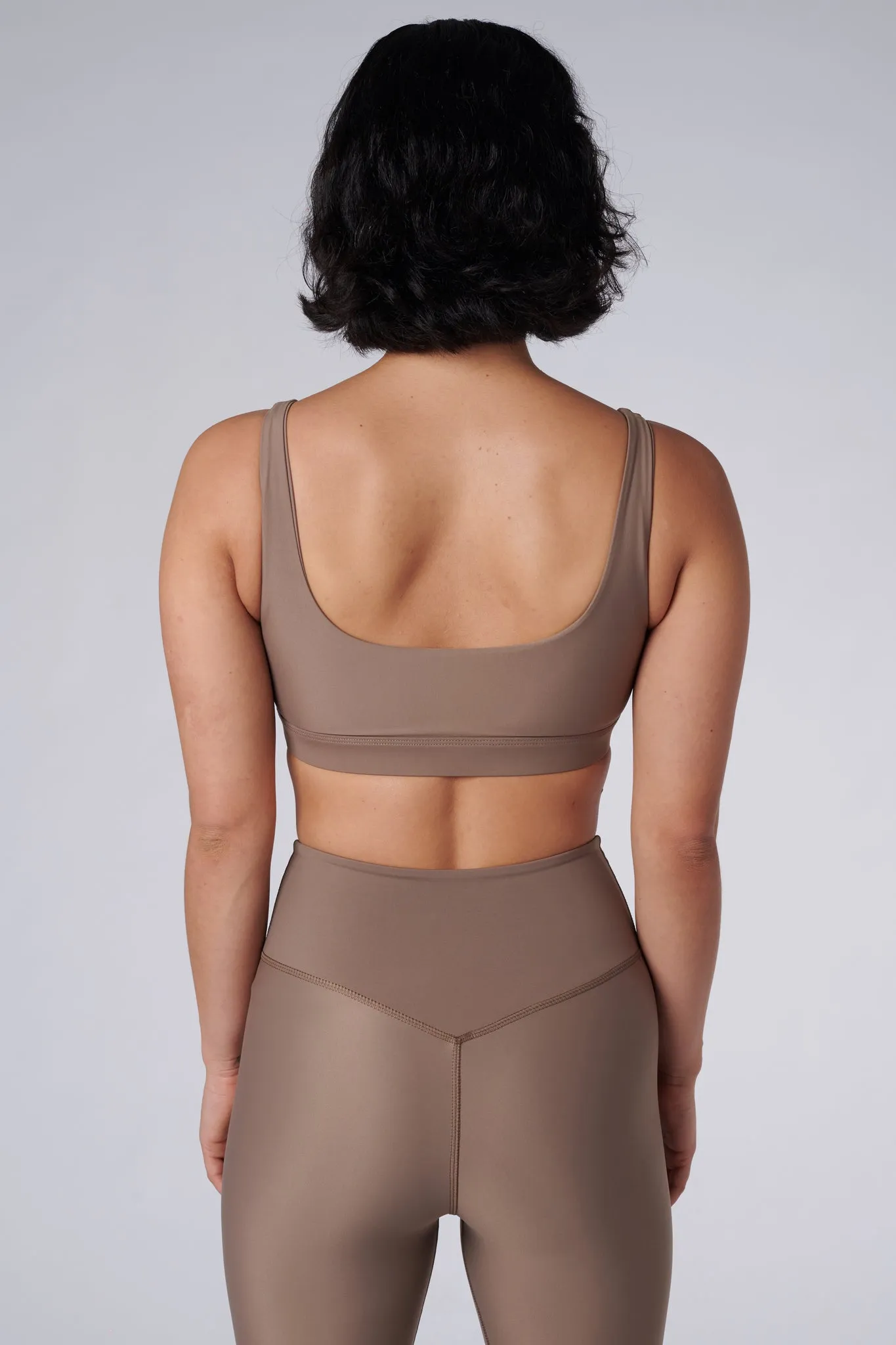 Mera Classic Sports Bra | Recycled Nylon | Sand