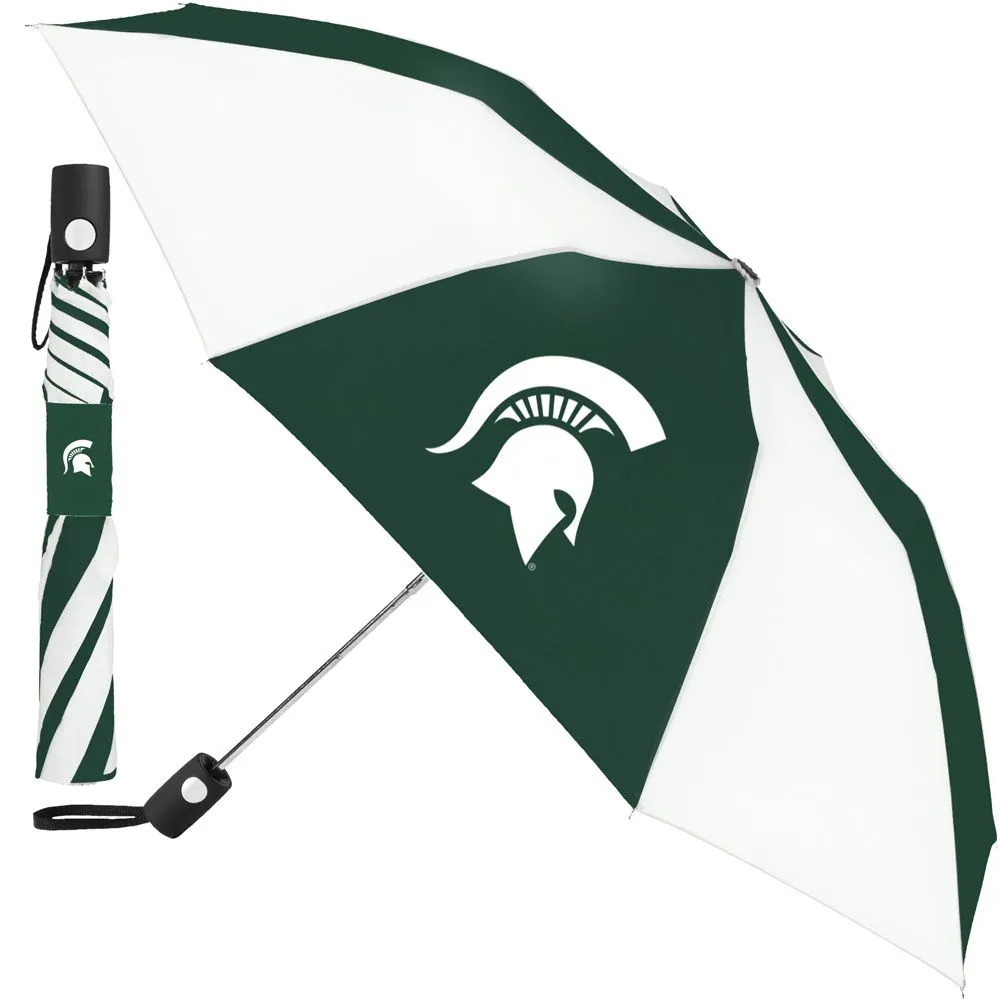 Michigan State University Auto Folding Umbrella - 42"