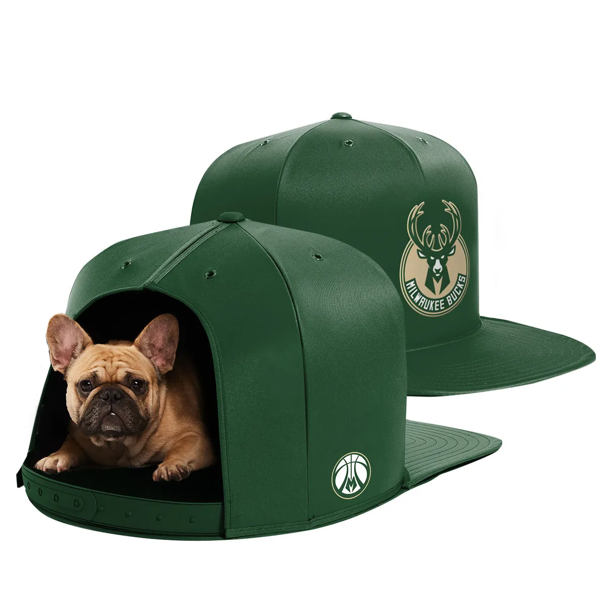 MILWAUKEE BUCKS NAP CAP PREMIUM DOG BED