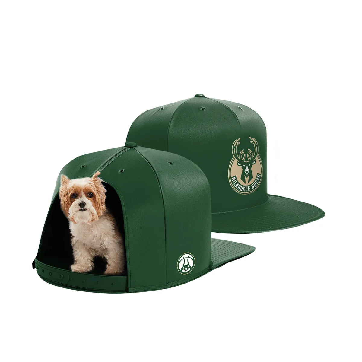 MILWAUKEE BUCKS NAP CAP PREMIUM DOG BED