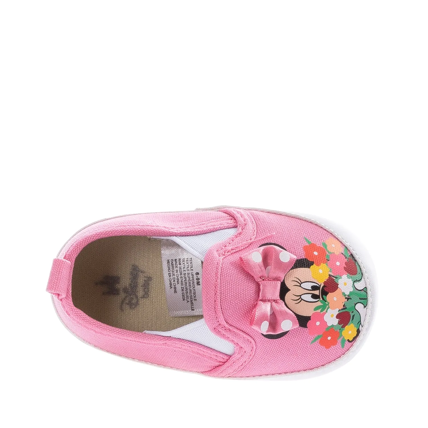 Minnie Mouse Printed Canvas Slip On - Infant