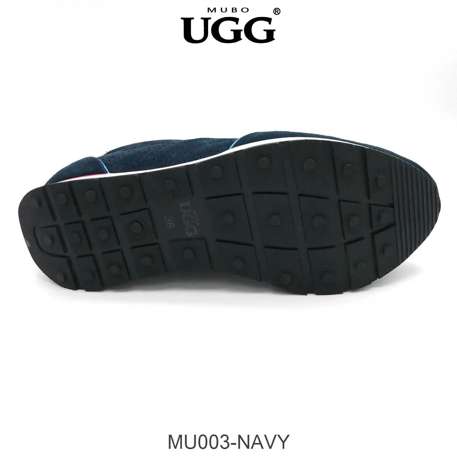 MUBO UGG Women Trendy Leather Sneaker