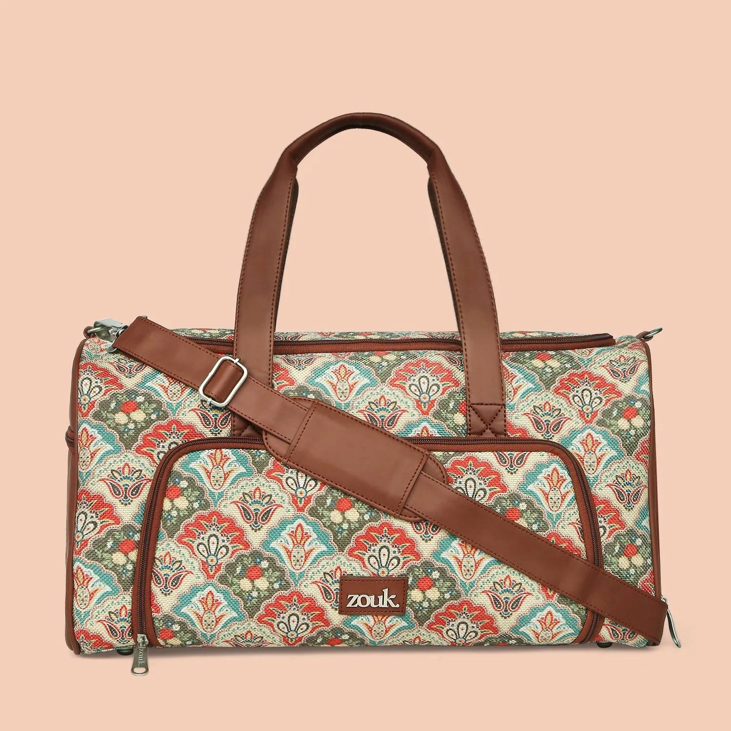 Mughal Art Multicolor Weekender Duffel Bag