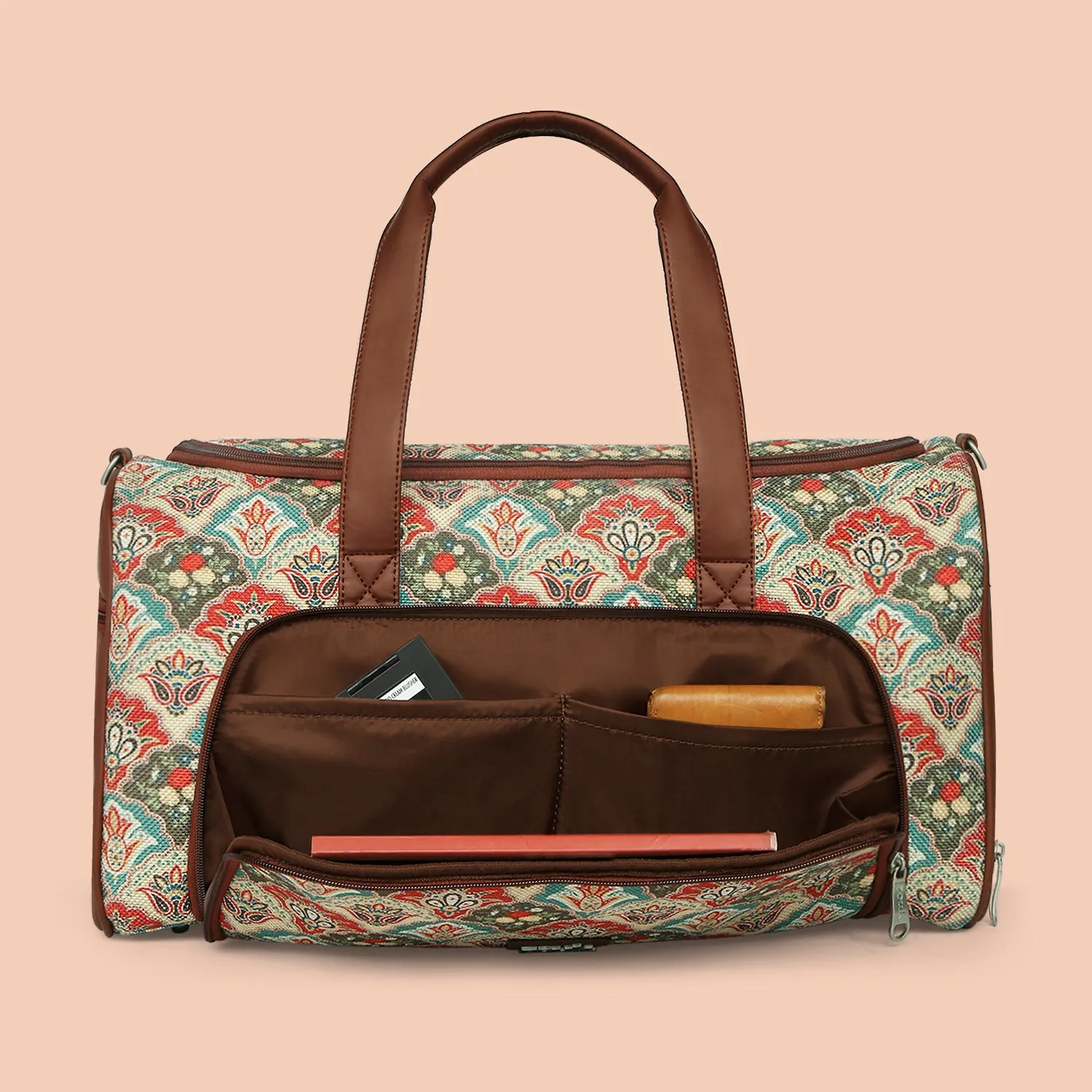 Mughal Art Multicolor Weekender Duffel Bag