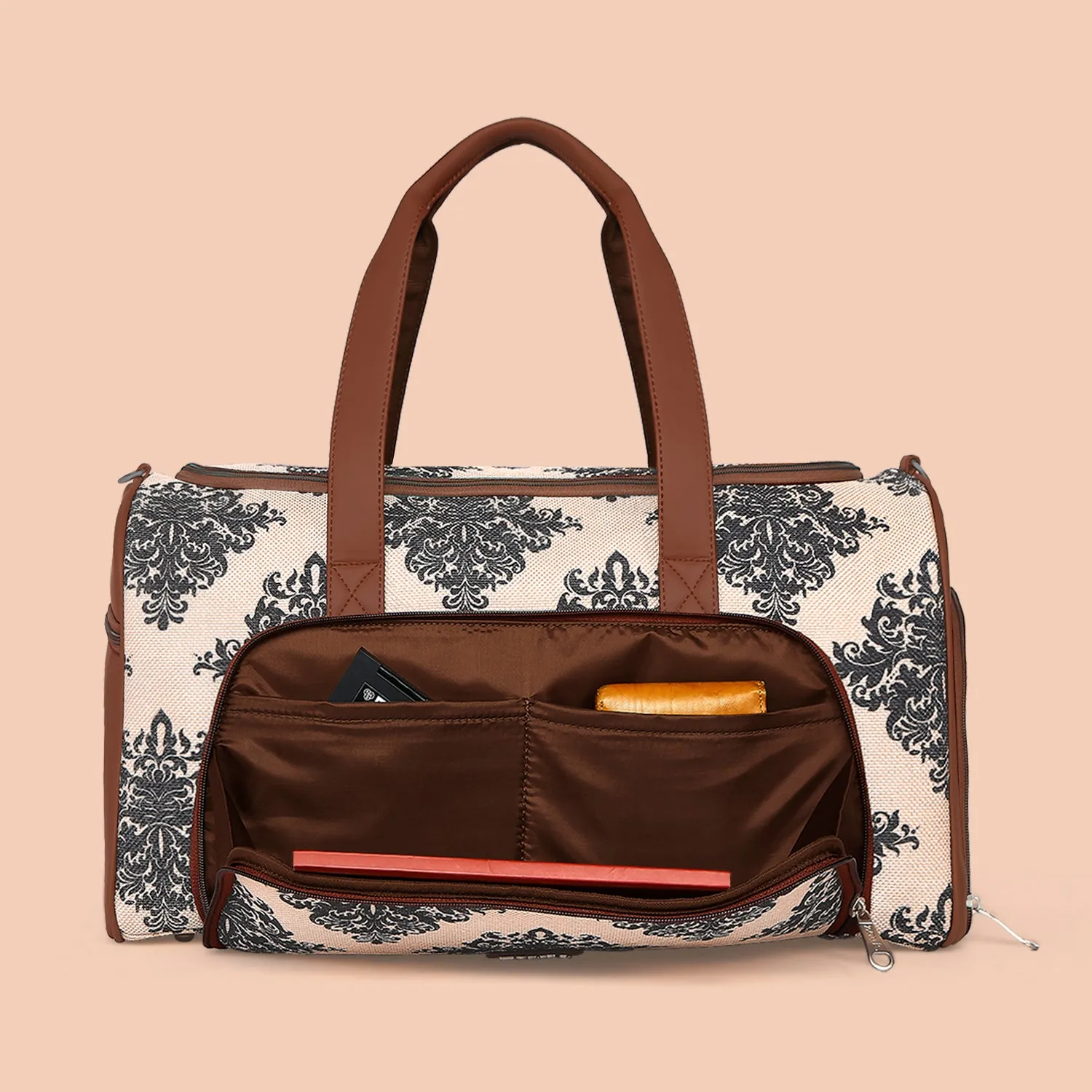 Mughal Motif Weekender Duffel Bag