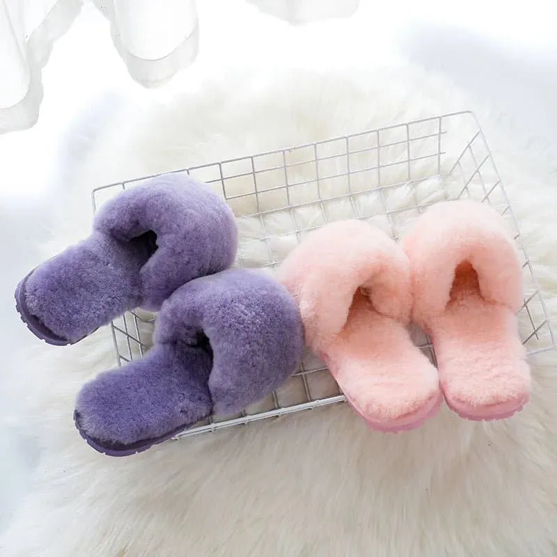 Natural Sheepskin Winter Slippers - Warm Winter Slippers | GRWG Brand