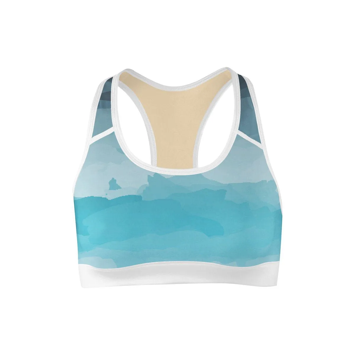 Nautical Storm Sports Bra