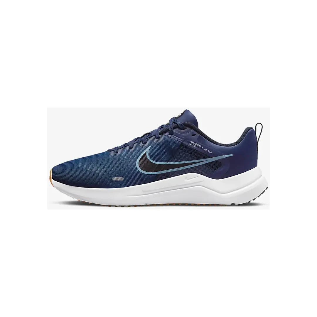 Nike Men's Downshifter 12 Shoes - Midnight Navy / Dark Obsidian / Pure Platinum / Worn Blue