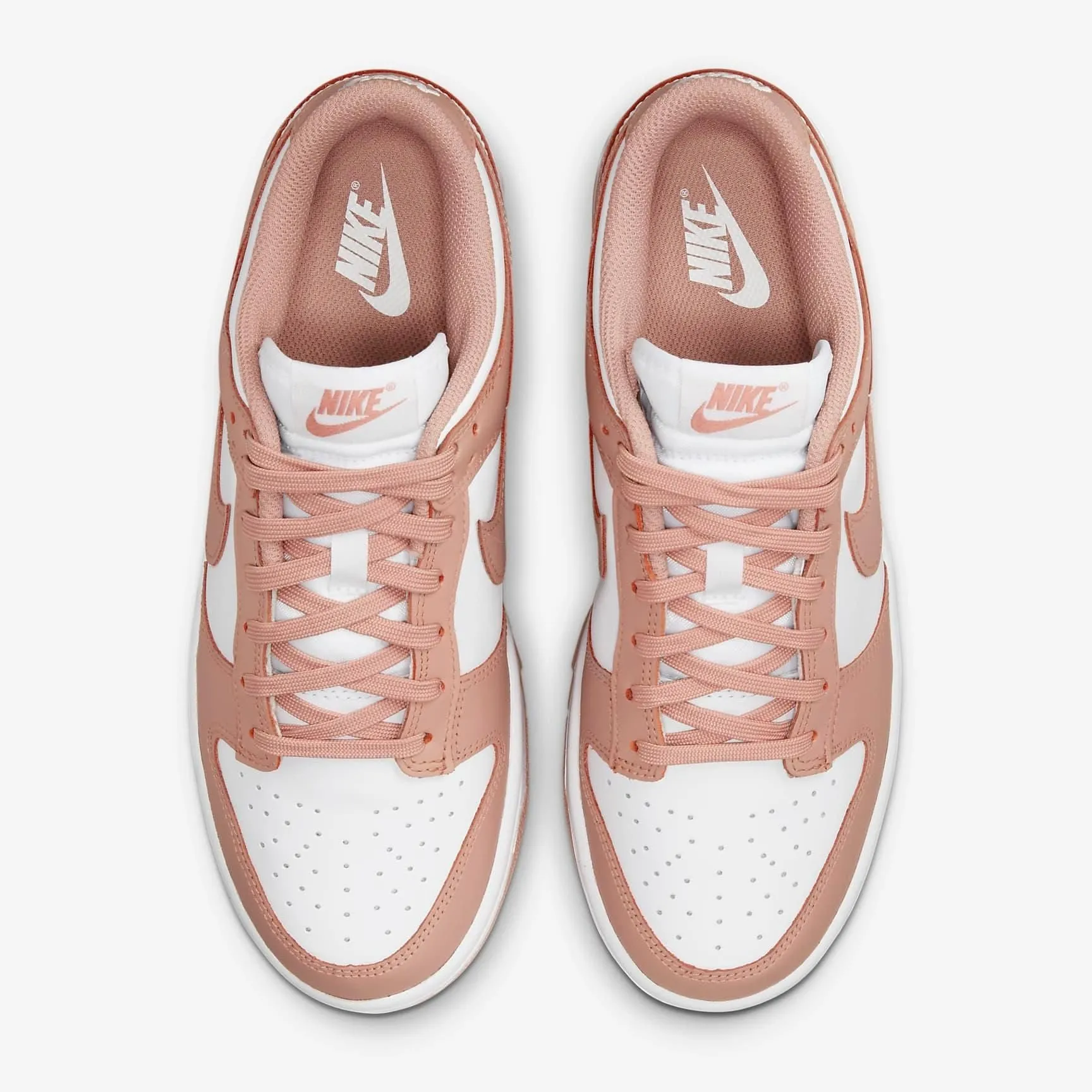 Nike Women's Dunk Low Shoes - White / Rose Whisper