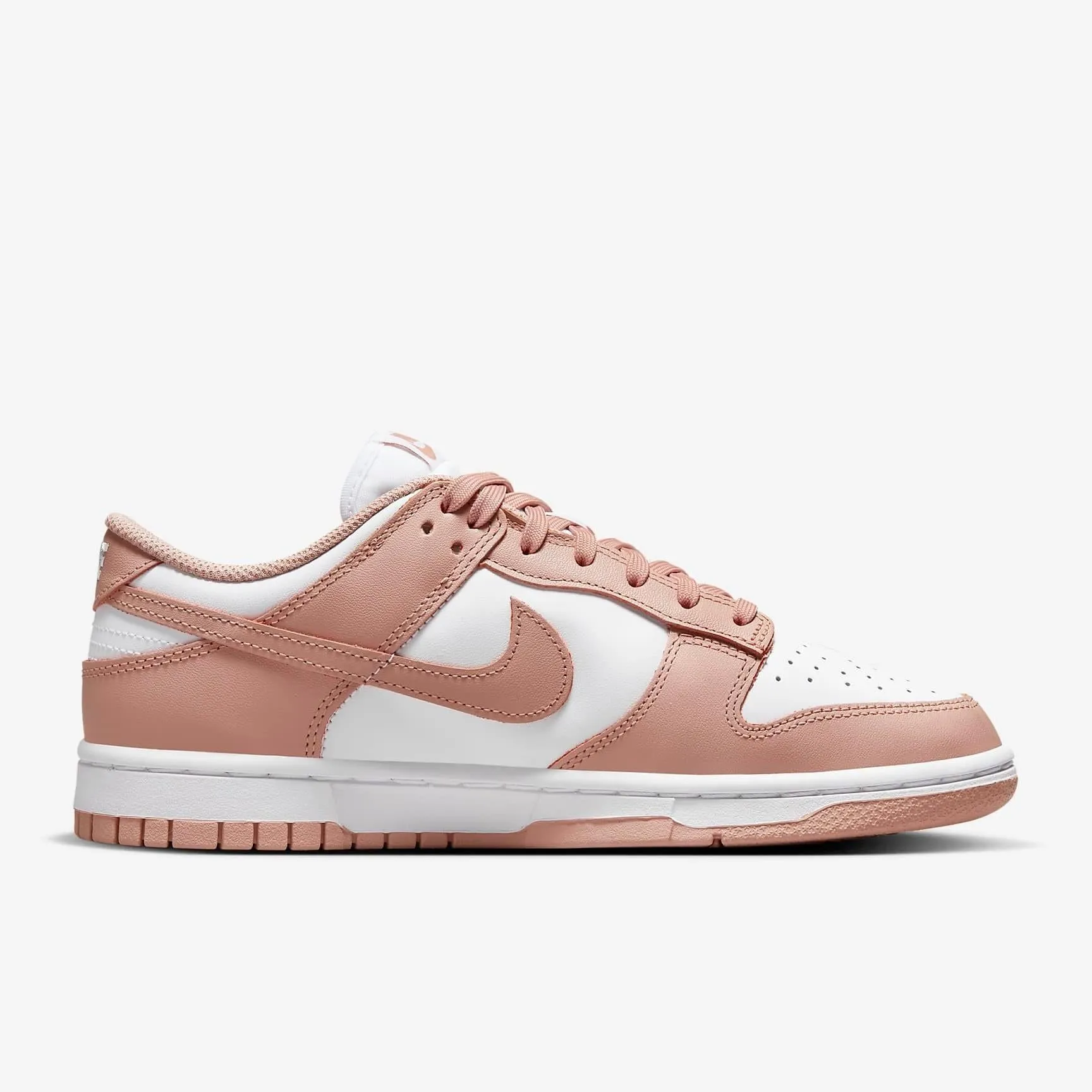 Nike Women's Dunk Low Shoes - White / Rose Whisper