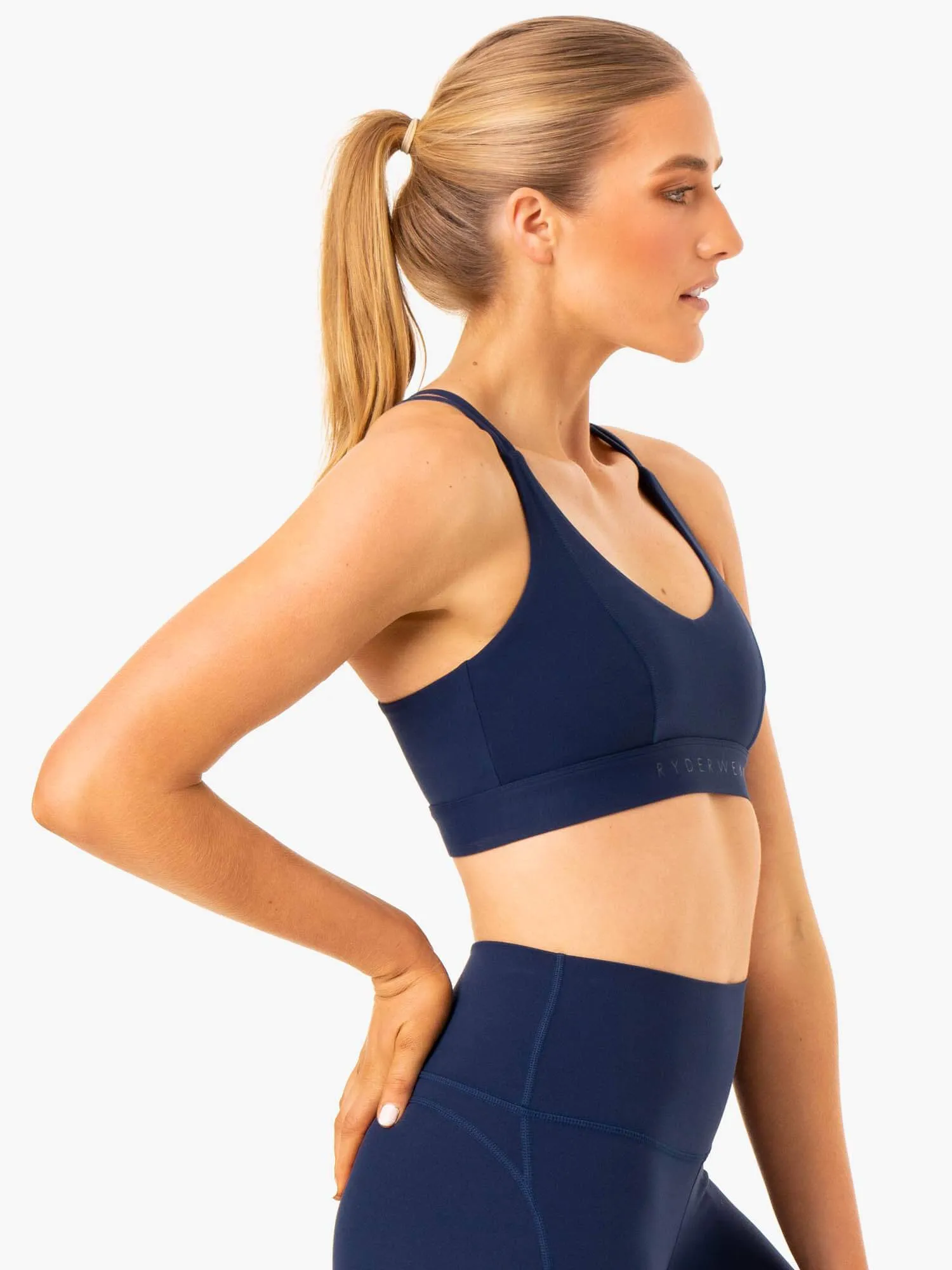 NKD Align Sports Bra - Navy