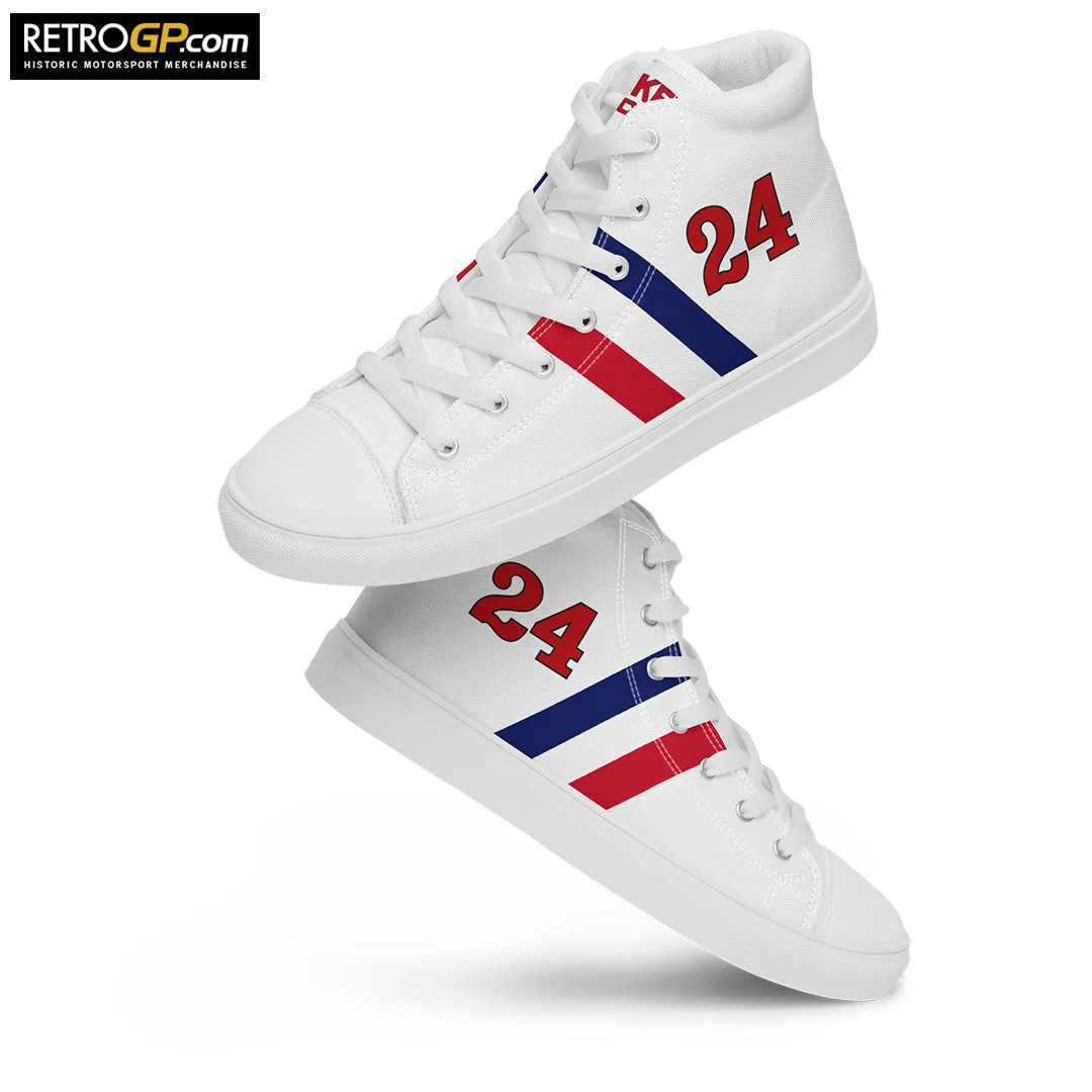 Official Hesketh Racing High Top Canvas Shoes Mens