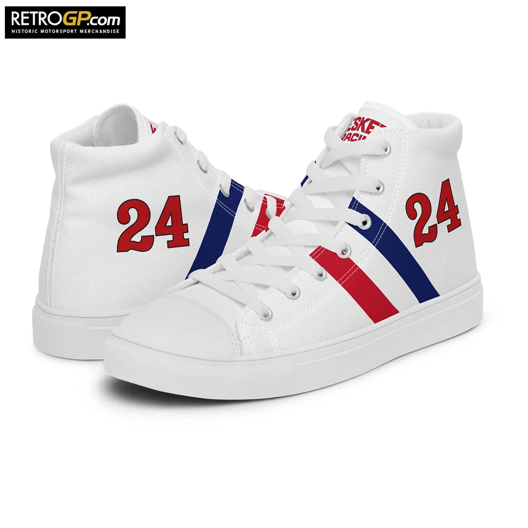 Official Hesketh Racing High Top Canvas Shoes Mens