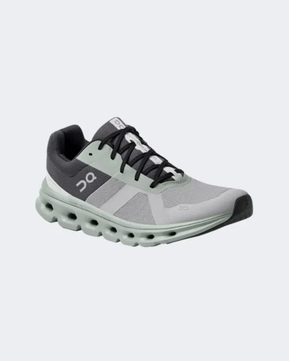 On Cloudrunner Men Running Shoes Alloy Moss