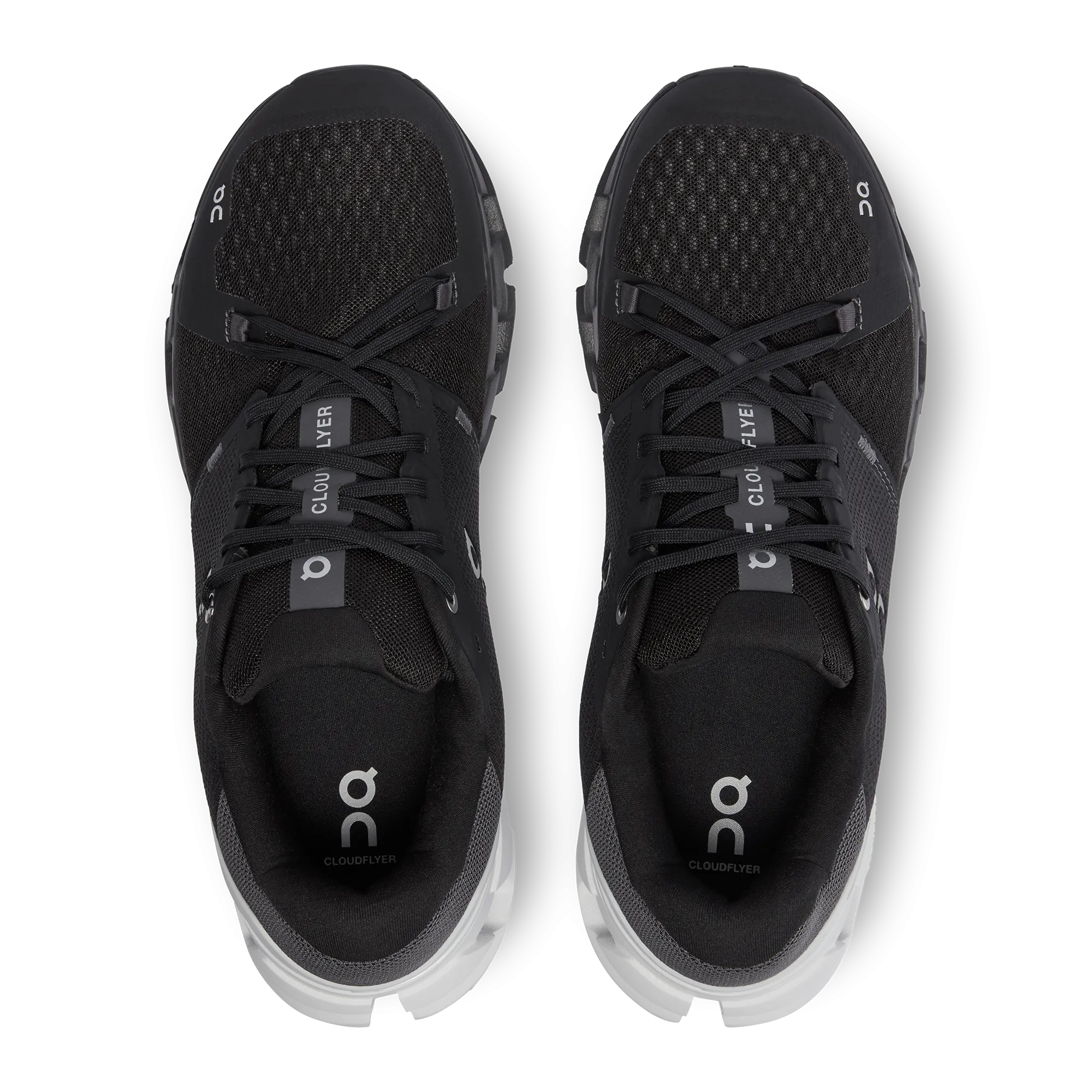 On Running Men's Cloudflyer 4 Shoes - Black / White