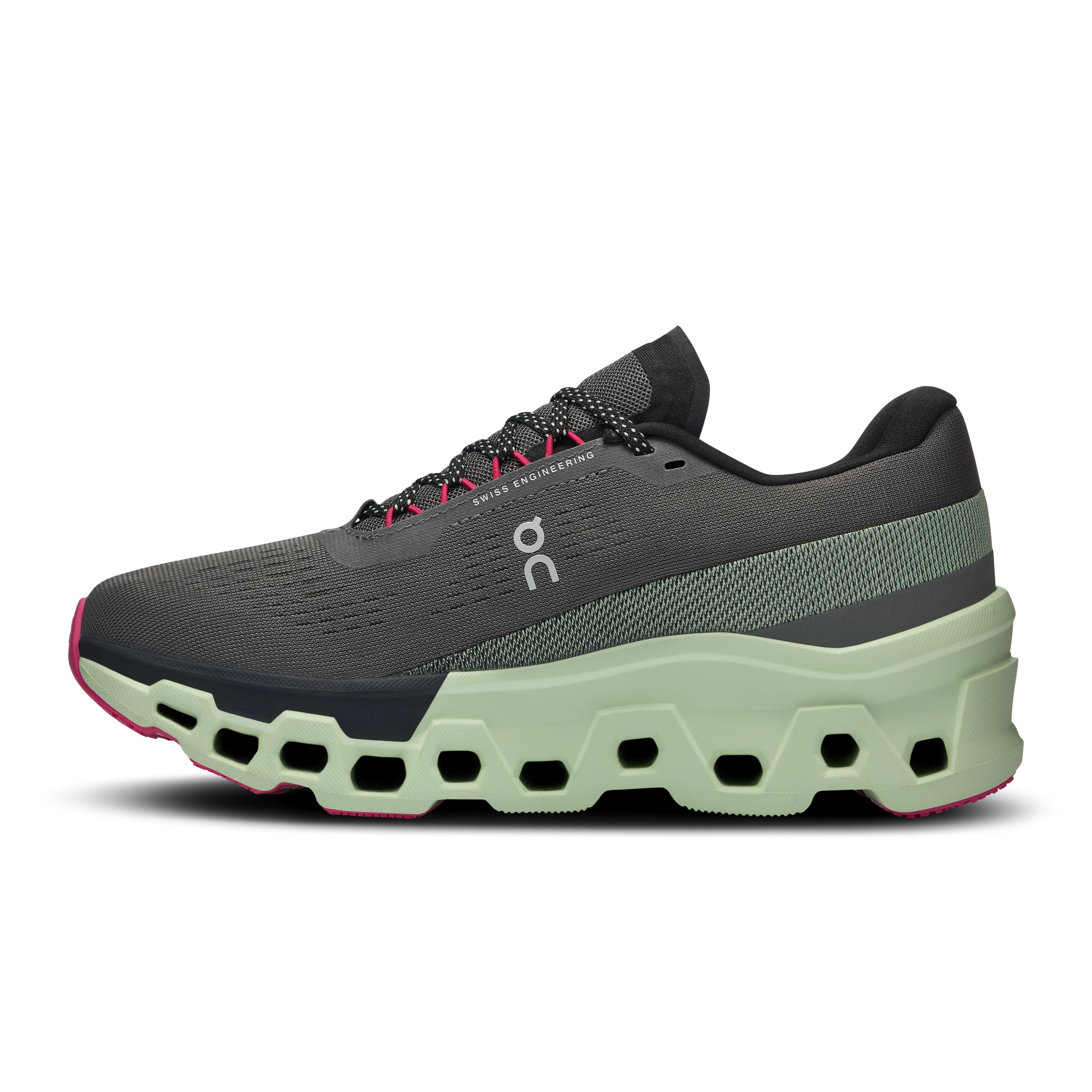 On Running Women's Cloudmonster 2 Shoes - Asphalt / Lima