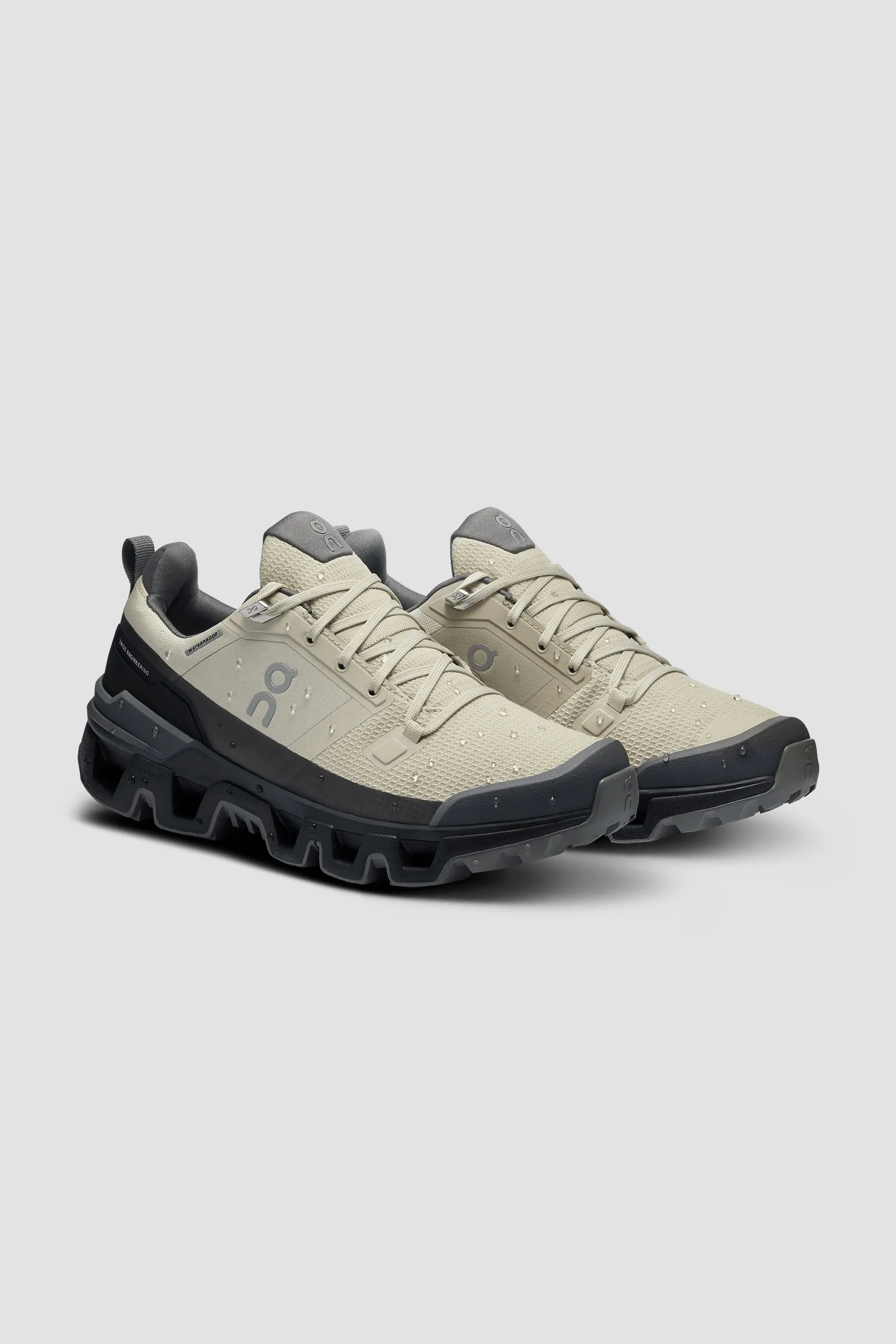 ON | Women's Cloudwander Waterproof in Sand/Black