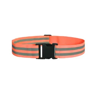 Outdoor Adjustable Night Running And Cycling Reflective Waistband, Specification: 5cm Width(Orange Red)