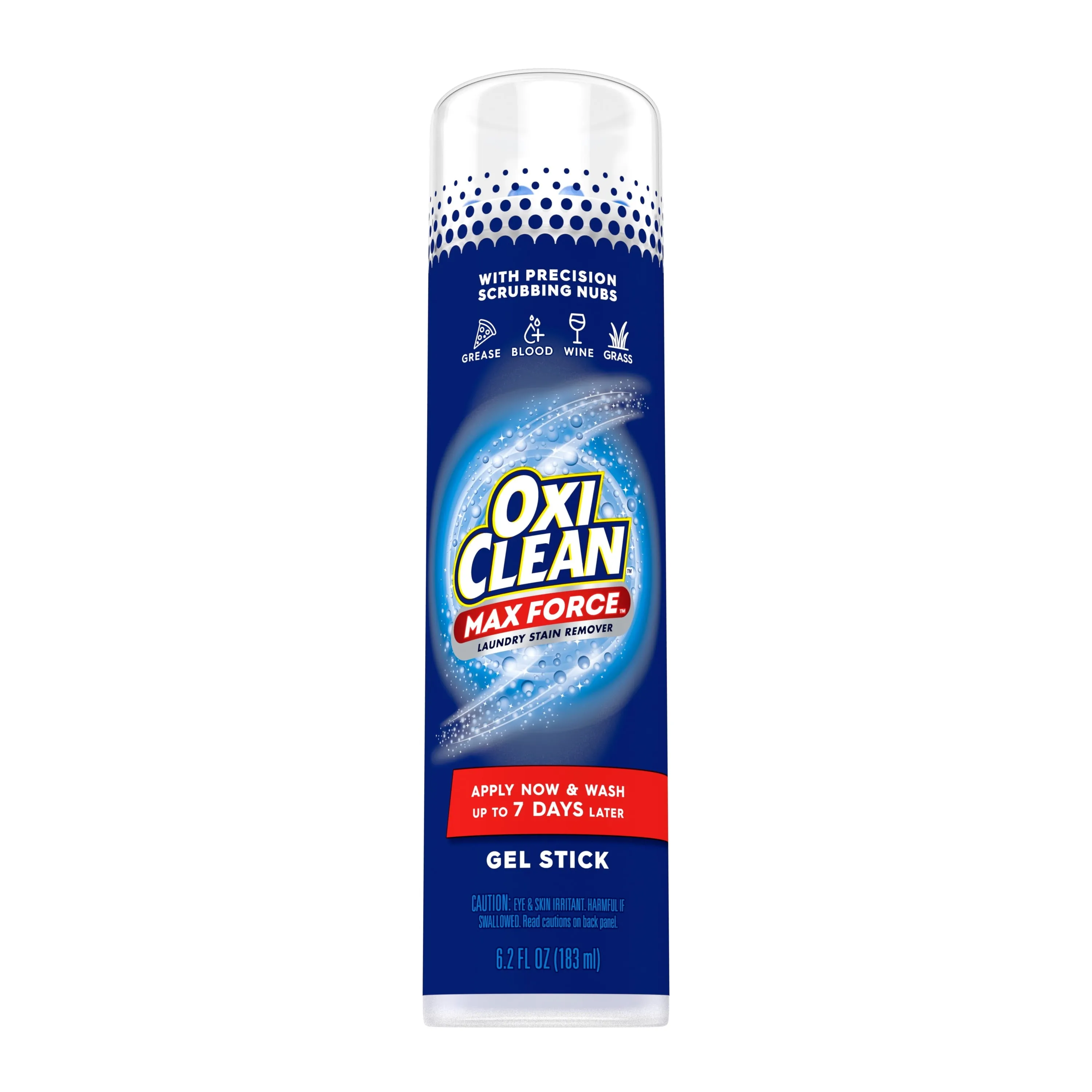 OxiClean Max Force Laundry Stain Remover Gel Stick, 6.2 fl oz