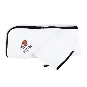 Personalized Bucknell Bison Hooded Towel & Wash Mitt Set