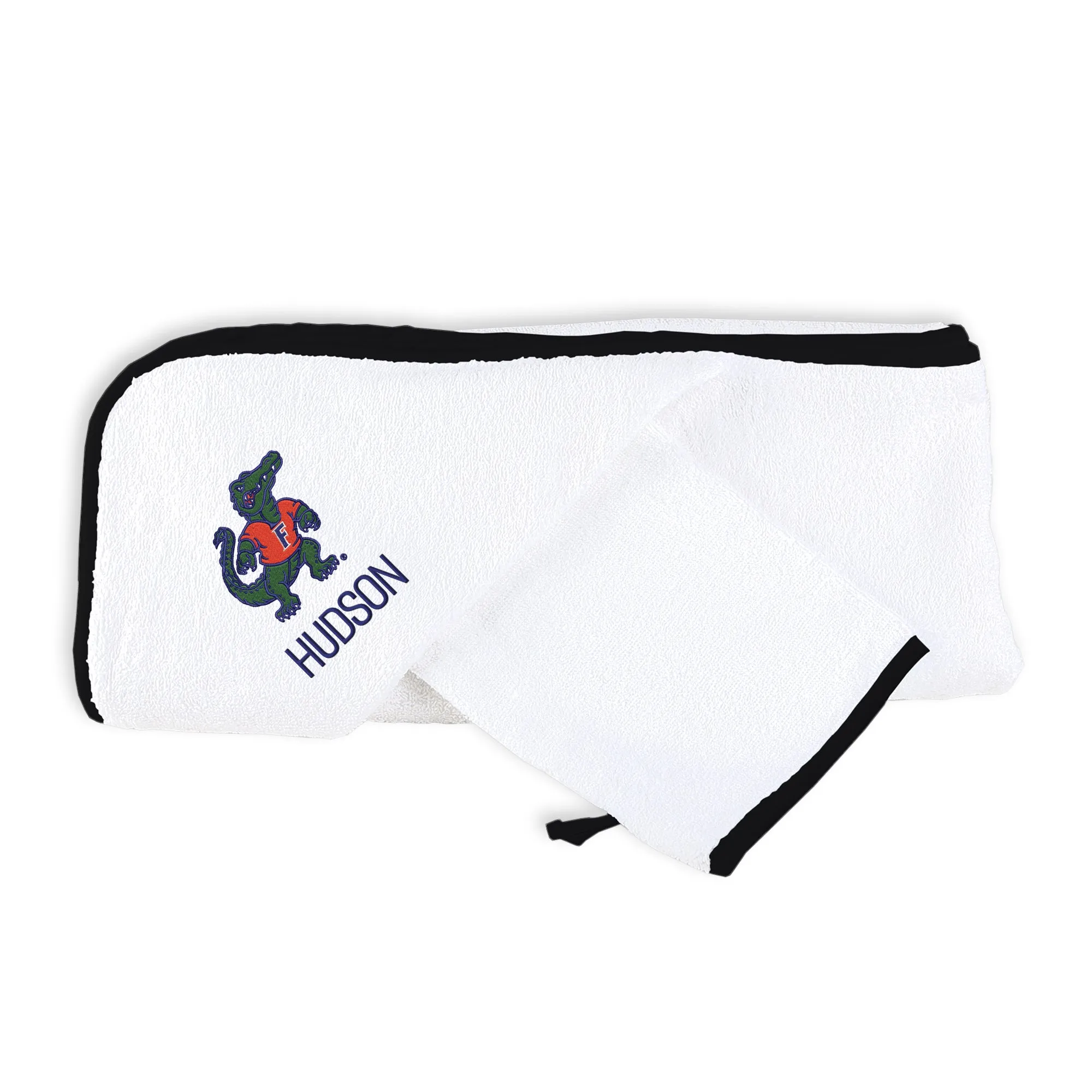 Personalized Florida Gators Albert Hooded Towel & Wash Mitt Set